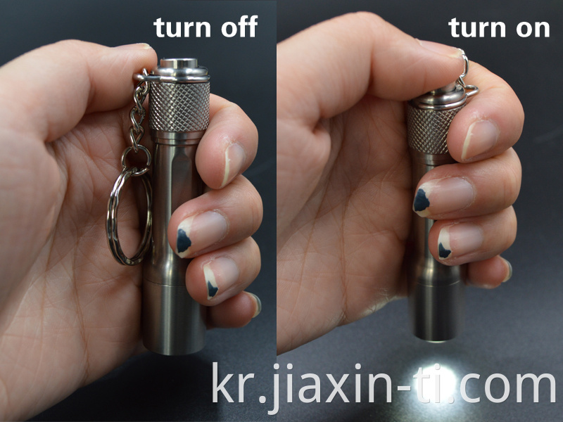 titanium flashlight